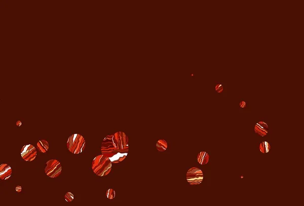 Texture Vectorielle Rouge Clair Avec Disques Illustration Avec Ensemble Cercles — Image vectorielle
