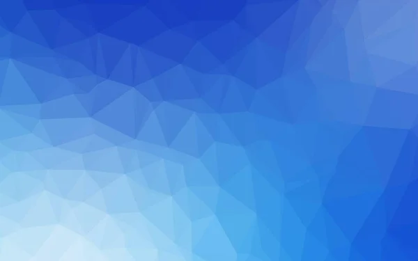 Luce Blu Vettore Splendente Modello Triangolare — Vettoriale Stock