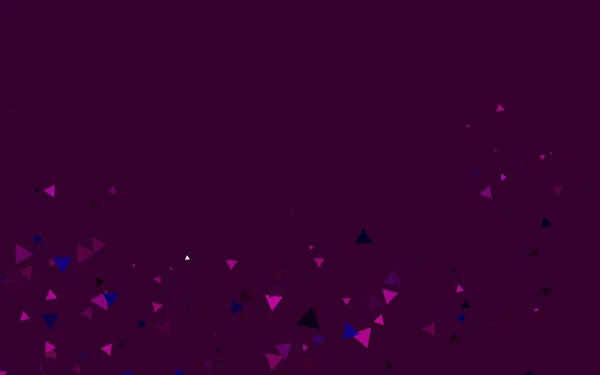 Luz Fondo Vector Púrpura Con Triángulos — Archivo Imágenes Vectoriales