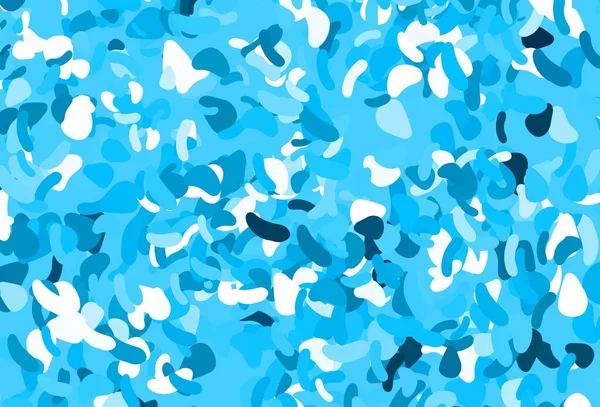 Fond Vectoriel Bleu Clair Avec Des Formes Abstraites Design Décoratif — Image vectorielle