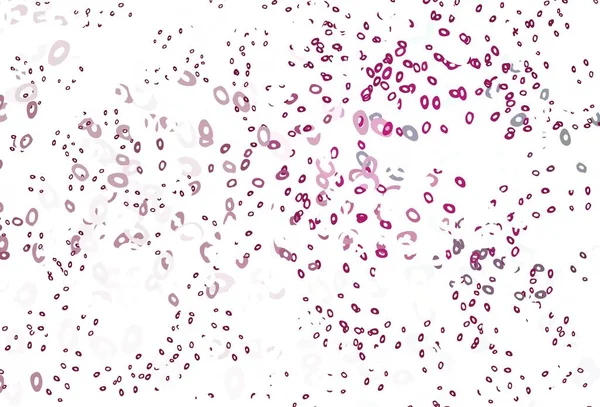 スポット付きライトピンクベクトルカバー 雨のぼやけた滴と光る抽象的なイラスト チラシのパターン — ストックベクタ