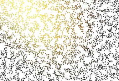 Açık sarı, turuncu vektör benekli. Bulanık dekoratif tasarım baloncuklu soyut tarzda. Suyun deseni, yağmur damlaları.