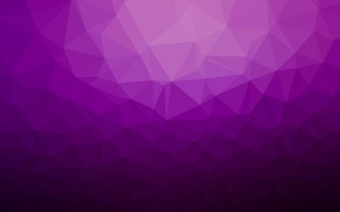 Koyu Mor vektör çokgen arkaplan.