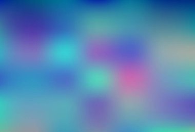 Açık BLUE vektörü parlak arkaplanı özetliyor. Bokeh tarzında tamamen yeni bir renk çizimi. İşiniz için en iyi bulanık tasarım.