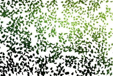 Açık kırmızı, kaotik şekilli sarı vektör deseni. Renkli rastgele şekillerle modern soyut illüstrasyon. İşiniz için en iyi akıllı tasarım.