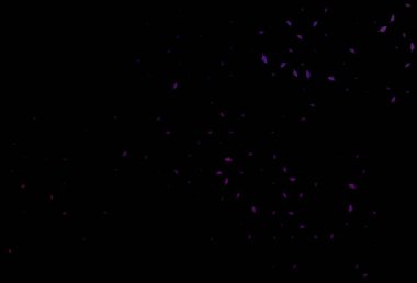 Koyu mor vektör çizim arkaplanı. Yapraklarla karalama tarzında renkli çizimler. İş tasarımınız için yepyeni bir tarz.