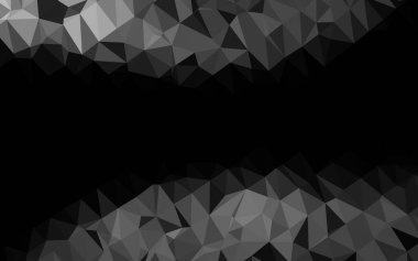 Açık Gümüş, gri vektör bulanık üçgen dokusu.