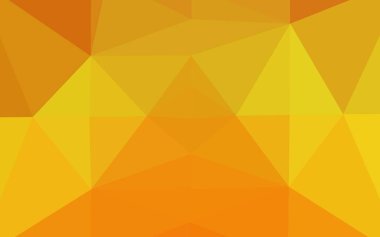 Açık Turuncu vektör soyut çokgen dokusu.