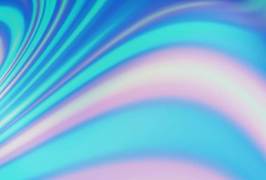 Light BLUE vector template with lava shapes. Creative illustration in halftone marble style with gradient. A completely new template for your business design.