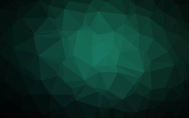 Açık Yeşil Vektör soyut çokgen dokusu.