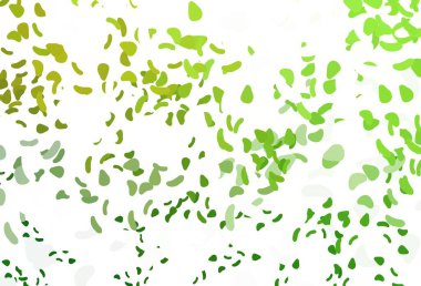 Light Green vector pattern with chaotic shapes. Simple colorful illustration with abstract gradient shapes. Simple design for your web site.