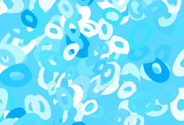 Light Green, Red vector backdrop with dots. Blurred decorative design in abstract style with bubbles. Design for posters, banners.