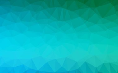 Açık Mavi, Yeşil vektör çokgen arkaplan.