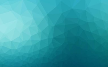 Açık BLUE vektör çokgen arkaplan.