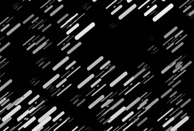 Koyu gümüş, gri vektör arkaplan ve düz çizgiler. Dar çizgileri olan parlak renkli çizimler. İş ilanınız için akıllı tasarım.