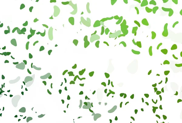 Modèle Vectoriel Vert Clair Avec Des Formes Memphis Illustration Colorée — Image vectorielle
