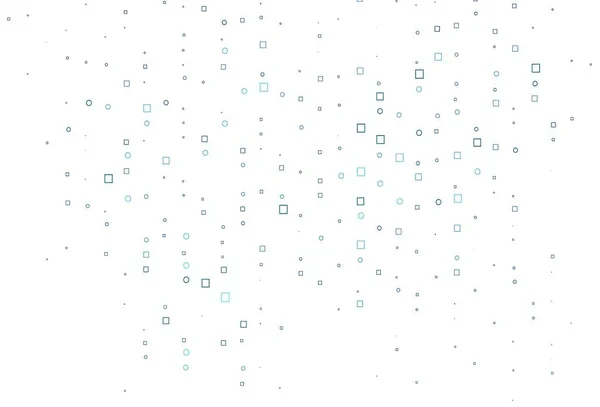 Bleu Clair Couverture Vectorielle Verte Avec Style Polygonal Illustration Abstraite — Image vectorielle