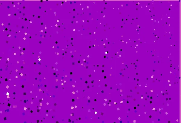 라이트 Light Purple Vector Cover 폴리곤 스타일이다 삼각형 사각형들의 집합을 — 스톡 벡터