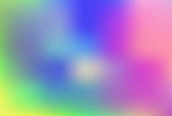 Licht Multicolor Rainbow Vector Wazig Heldere Achtergrond Kleurrijke Abstracte Illustratie — Stockvector