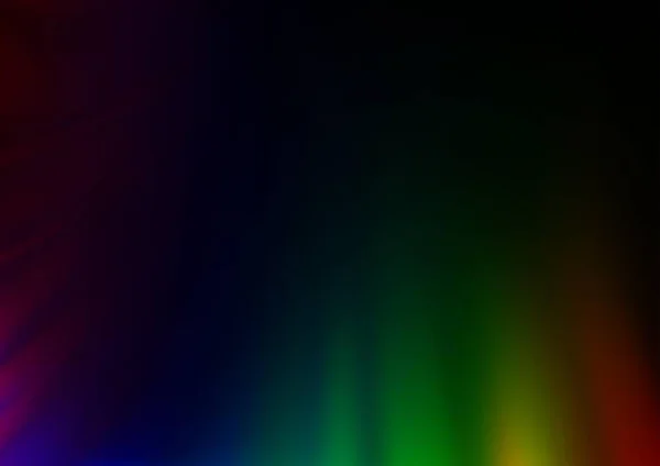Dark Multicolor Arc Ciel Vecteur Flou Briller Fond Abstrait — Image vectorielle