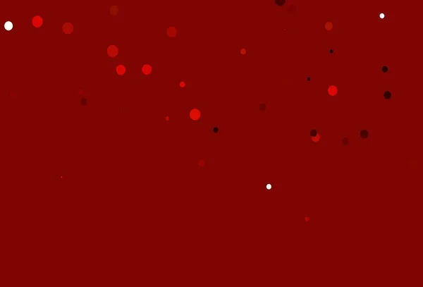 Світло Оранжева Векторна Текстура Дисками Сучасна Абстрактна Ілюстрація Барвистими Краплями — стоковий вектор