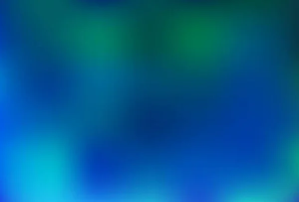 Light Blue Green Vector Blurred Background Creative Illustration Halftone Style — Vetor de Stock