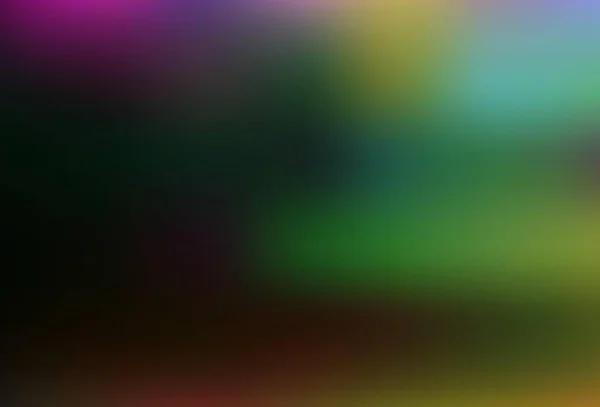 Mörk Flerfärgad Rainbow Vektor Abstrakt Bokeh Mönster Färgglad Abstrakt Illustration — Stock vektor