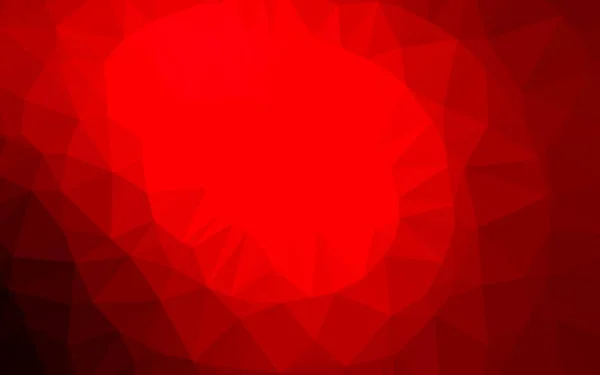 Fond Mosaïque Abstrait Vecteur Rouge Clair — Image vectorielle