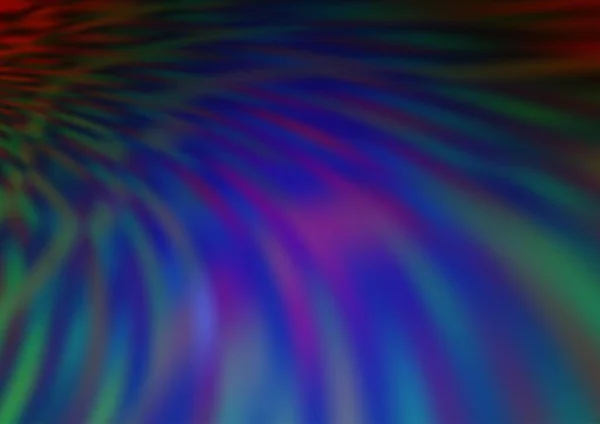 Dark Multicolor Rainbow Vector Blurred Bright Pattern — Stock Vector