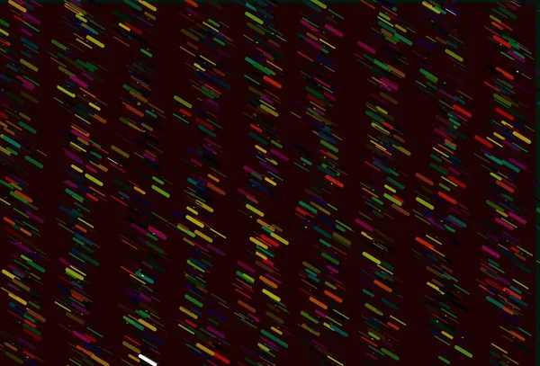 Light Multicolor Templat Vektor Rainbow Dengan Tongkat Berulang Ilustrasi Berwarna - Stok Vektor