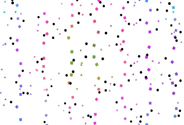Свет Разноцветный Векторная Текстура Rainbow Стиле Poly Кругами Кубиками Абстрактная — стоковый вектор