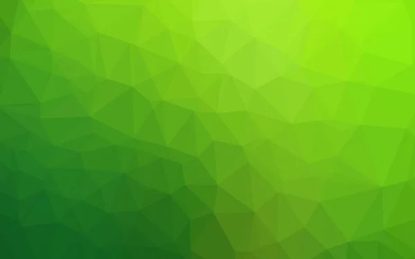 Light Green Vector Polygon Abstract Backdrop — Stock Vector