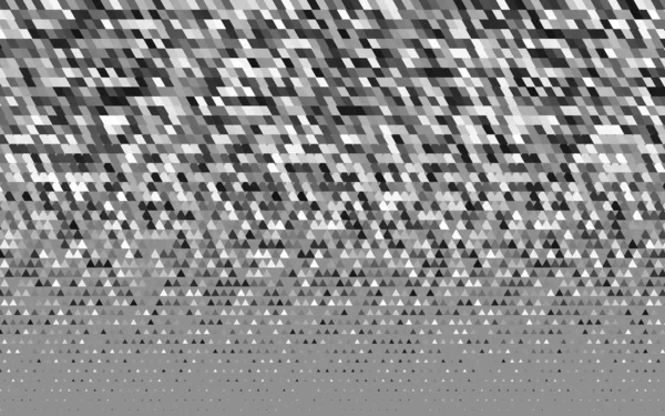 Светлое Серебро Серая Векторная Бесшовная Текстура Треугольном Стиле — стоковый вектор