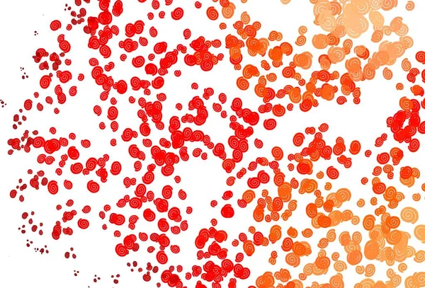 Bükülmüş çizgileri olan açık kırmızı vektör şablonu. Çağdaş gradyan soyut çizgileri olan çizimler. Cep telefonu geçmişinin şablonu.