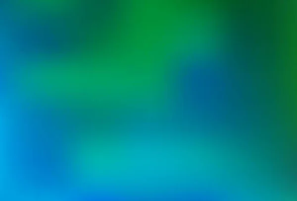 Light Blue Green Vector Blurred Shine Abstract Pattern Colorful Abstract —  Vetores de Stock
