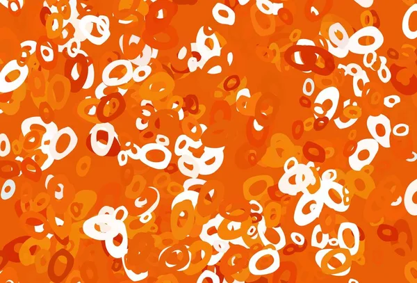 Tapa Vectorial Naranja Claro Con Manchas Ilustración Abstracta Brillante Con — Vector de stock