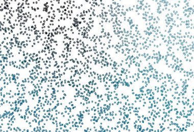 Küreli açık mavi vektör deseni. Doğa tarzında bulanık halkaları olan güzel renkli çizimler. İş reklamları için tasarım.