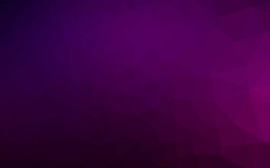 Koyu Mor vektör soyut çokgen dokusu.