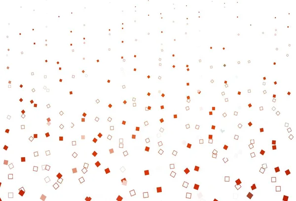 Light Orange Vector Pattern Crystals Rectangles Abstract Gradient Illustration Rectangles — Stockvector