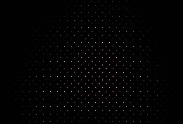 Dark Pink Vector Background Cards Signs Shining Illustration Hearts Spades — Stok Vektör