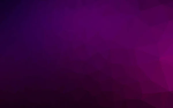 Dark Purple Vektor Abstrakte Polygonale Textur — Stockvektor