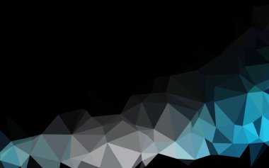 Işık Mavisi vektörü soyut mozaik deseni.