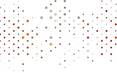 Kabarcıklı Açık Kırmızı ve Sarı vektör arkaplanı.