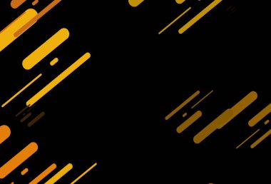 Koyu sarı, turuncu vektör arka plan ve düz çizgiler. Bulanık arkaplanda gradyanı olan çizgiler. Reklamlar, posterler, afişler için desen.