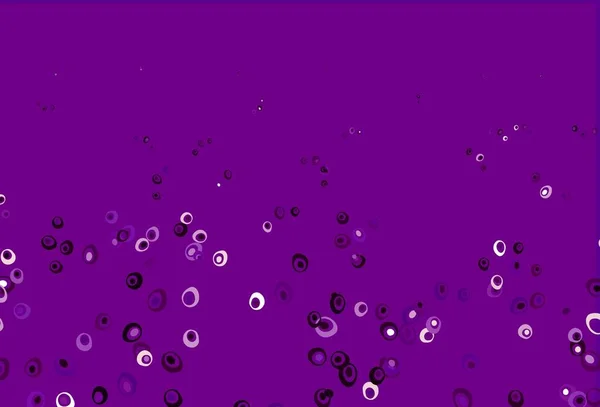 Light Purple Vector Cover Spots Abstract Illustration Colored Bubbles Nature — Image vectorielle