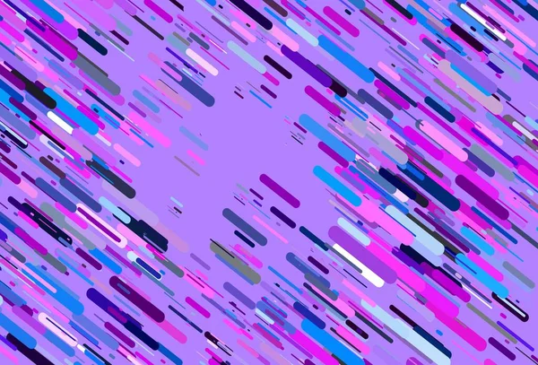Light Pink Blue Vector Background Straight Lines Glitter Abstract Illustration — Stok Vektör