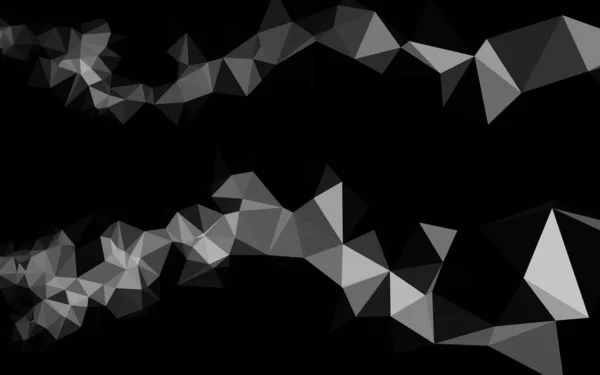 Тёмное Серебро Серый Векторный Многоугольник Абстрактный Фон — стоковый вектор