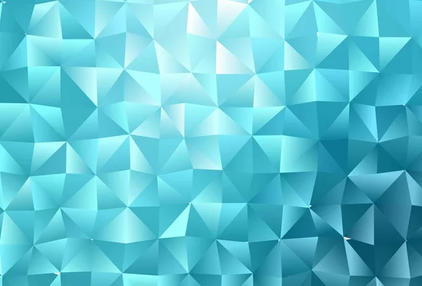 Light Blue Vector Triangle Mosaic Texture Colorful Illustration Origami Style — Stock vektor