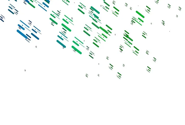 Lichtblauw Groen Vectorpatroon Met Smalle Lijnen Wazig Decoratief Ontwerp Eenvoudige — Stockvector