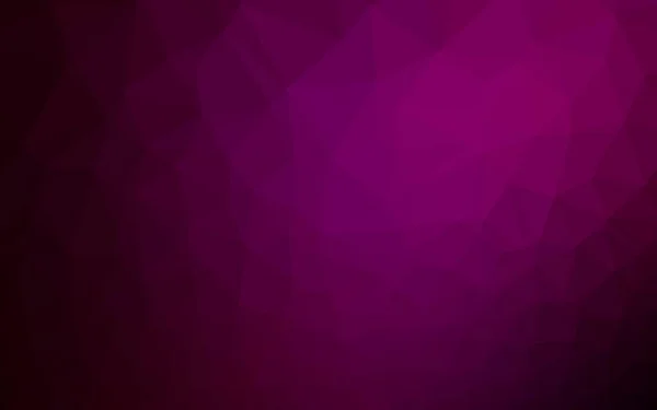 Dark Purple Vektor Low Poly Textur — Stockvektor